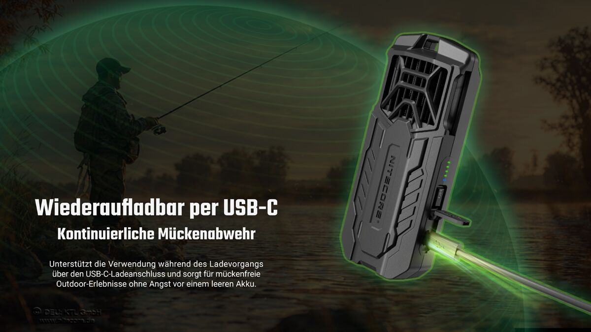 Nitecore EMR16 - Mückenabwehr, integrierter Akku