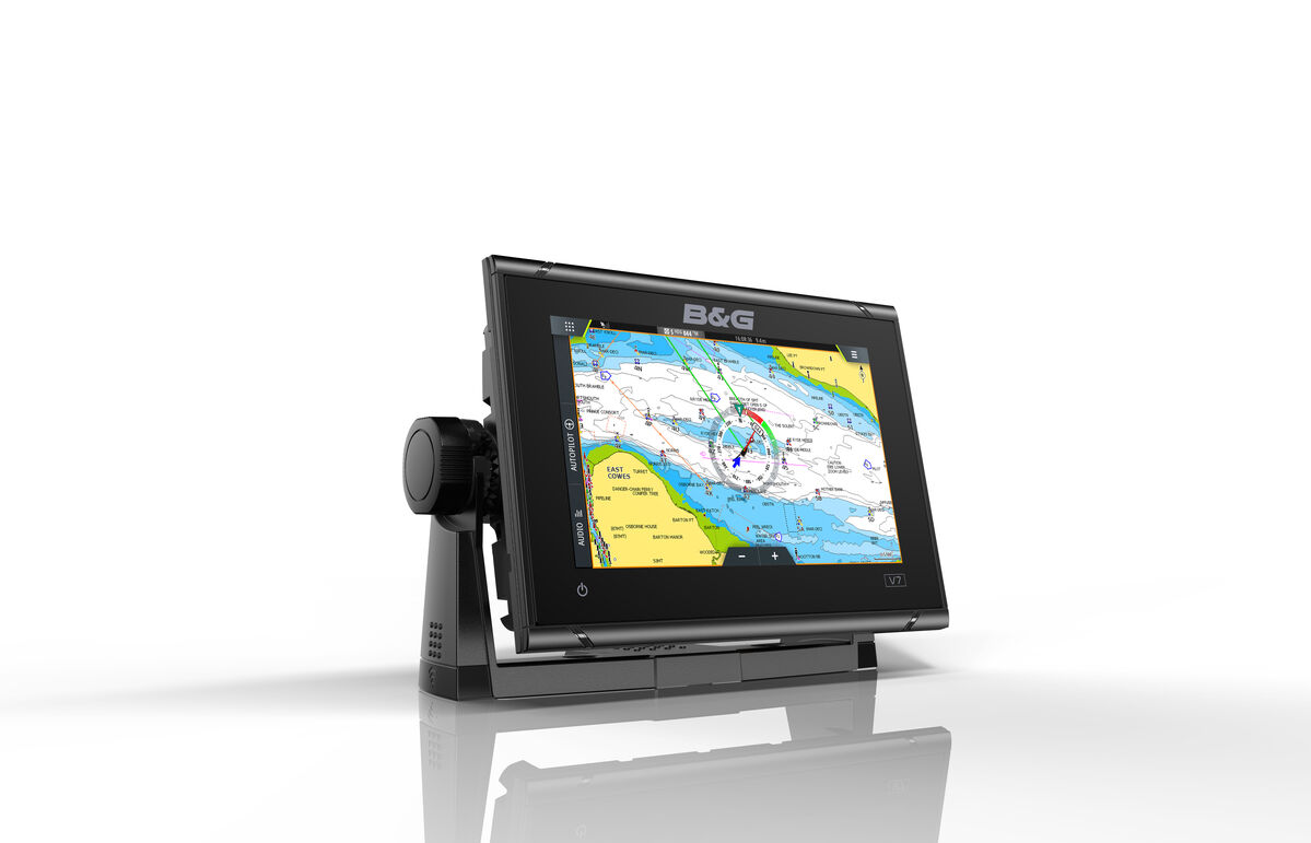 Vulcan-7-Radar-RF-on-Bracket_-SailSteer-Overlay-Jpg_20960 B&G Vulcan 7R Multifunktionsdisplay Kartenplotter