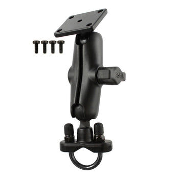 RAM Mounts Lenker-Halterung Magellan Road Mate - B-Kugel (1 Zoll), Rohr-Klemme, mittlerer Verbindungsarm