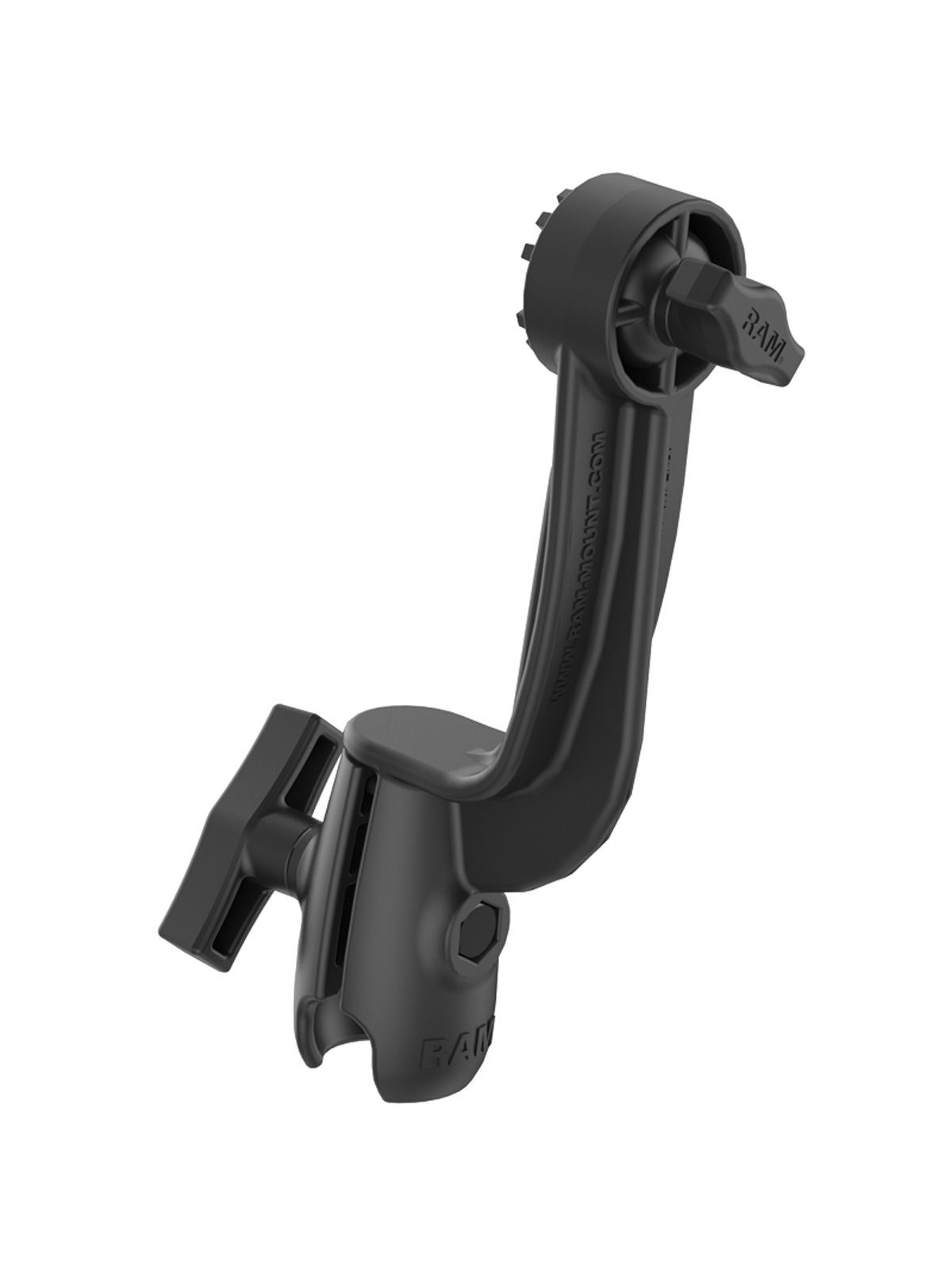 RAM Mounts Ratchet-Arm mit C-Kugel Aufnahme (1,5 Zoll) - Verbundstoff, Ratchet-System