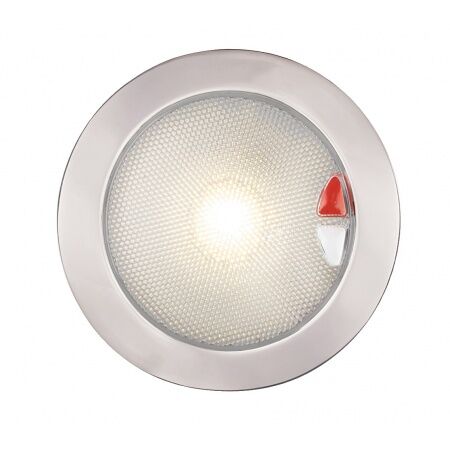 HELLA - EuroLED 150 Deckenstrahler Edelstahlgehäuse warmweiß/rotes Licht HELLA - EuroLED 150 Deckenstrahler Edelstahlgehäuse warmweiß/rotes Licht