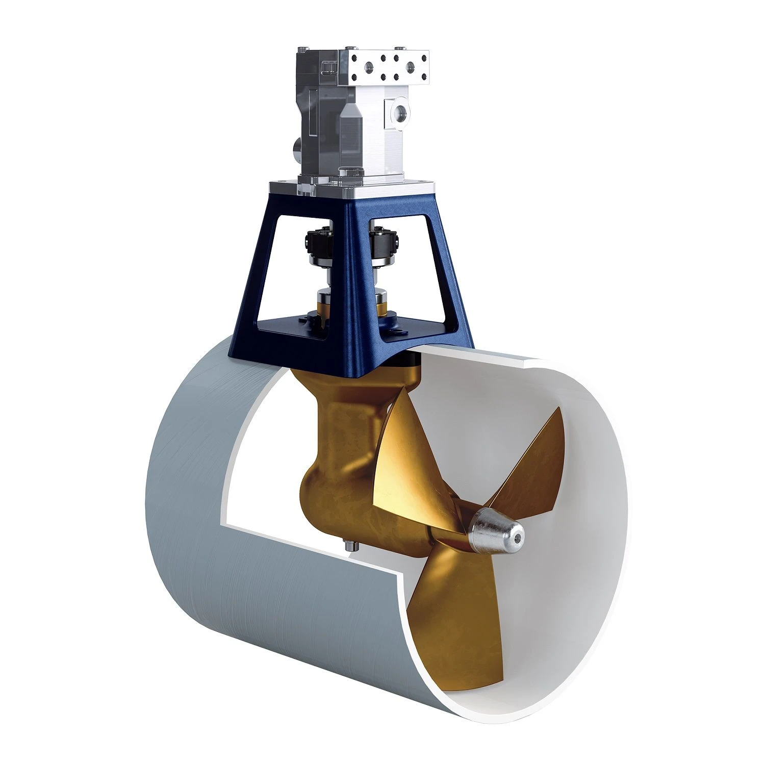 Hydraulic bow thruster 410 kgf incl. hydro motor 22 kW, for tunnel ⌀ 400 mm