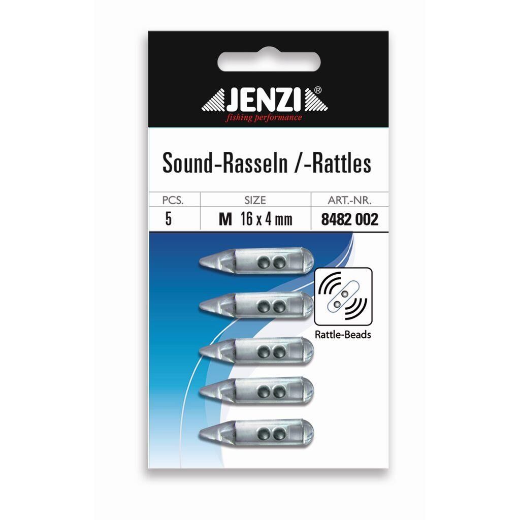 Jenzi Rattle Beats, fein, spitzig zur leichten Einführung, Größe 1,5 cm