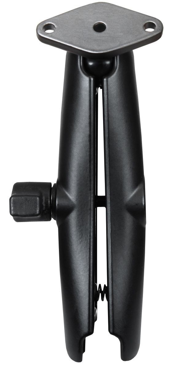 RAM Mounts Set - B-Kugel (1 Zoll) - Diamond (Trapez) Basisplatte (2-Loch AMPS) - Langer Verbindungsarm (ca. 152,4 mm)
