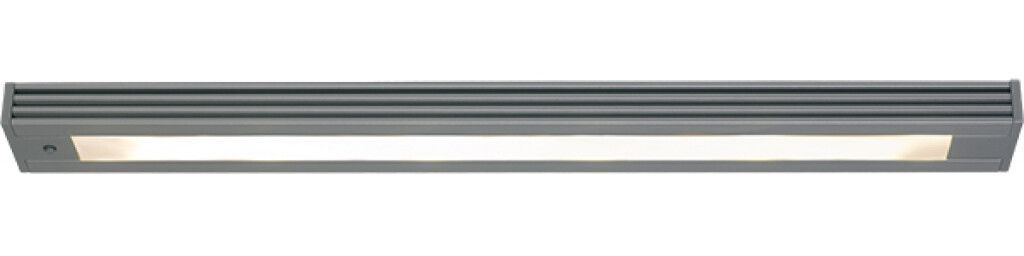 LED-Unterbauleuchte UB01-1, 300mm, chrom-matt, warmweiß, max. 6W, 10-30V DC, mit Dimmer