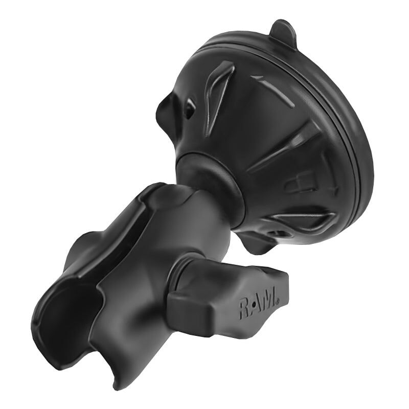 RAM Mounts Saugfuss-Set - Drehverschluss, kurzer Verbindungsarm, B-Kugel (1 Zoll), im Polybeutel