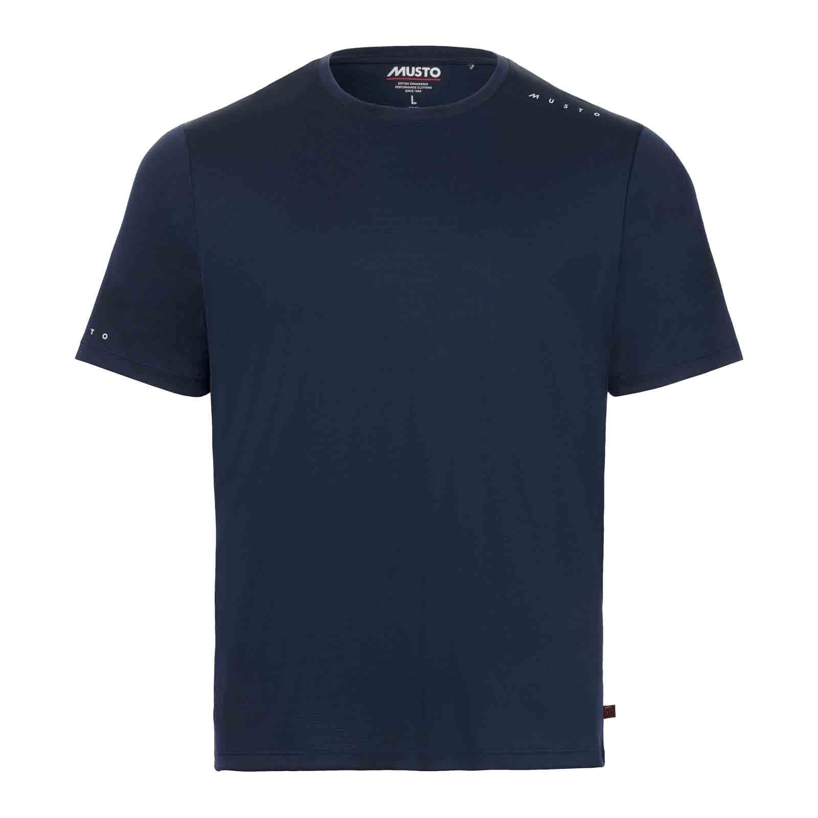 Musto Evo Crew Sunblock T-Shirt - Navy