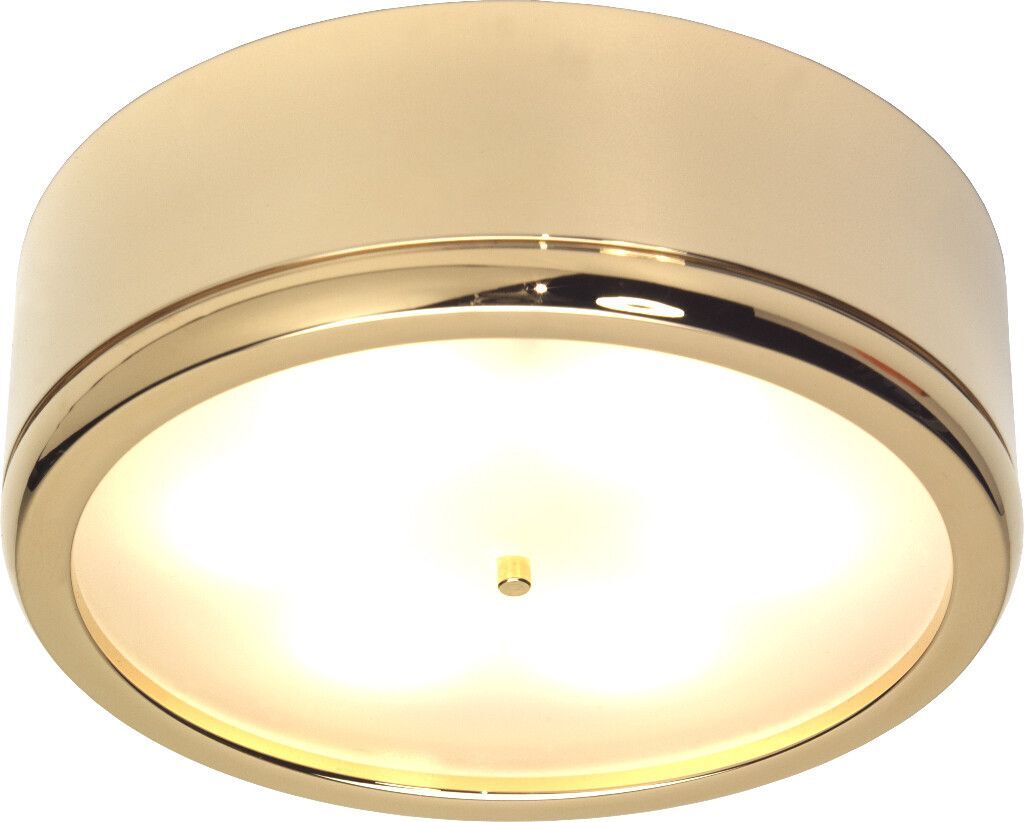 LED-Anbauleuchte D3-2 Master, gold-glanz, warmweiß, 10-30V DC, max. 6W, inkl. Dimmermodul