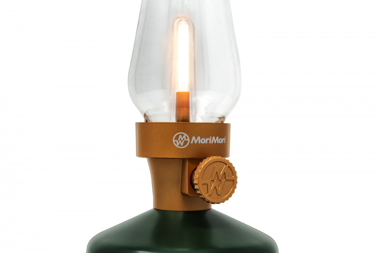 MoriMori LED Lampe mit USB Ladeanschluss & BT-Lautsprecher Original Green