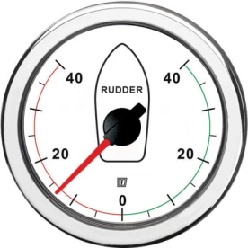 Vetus Ruderstandsanzeige Weiss 12/24V