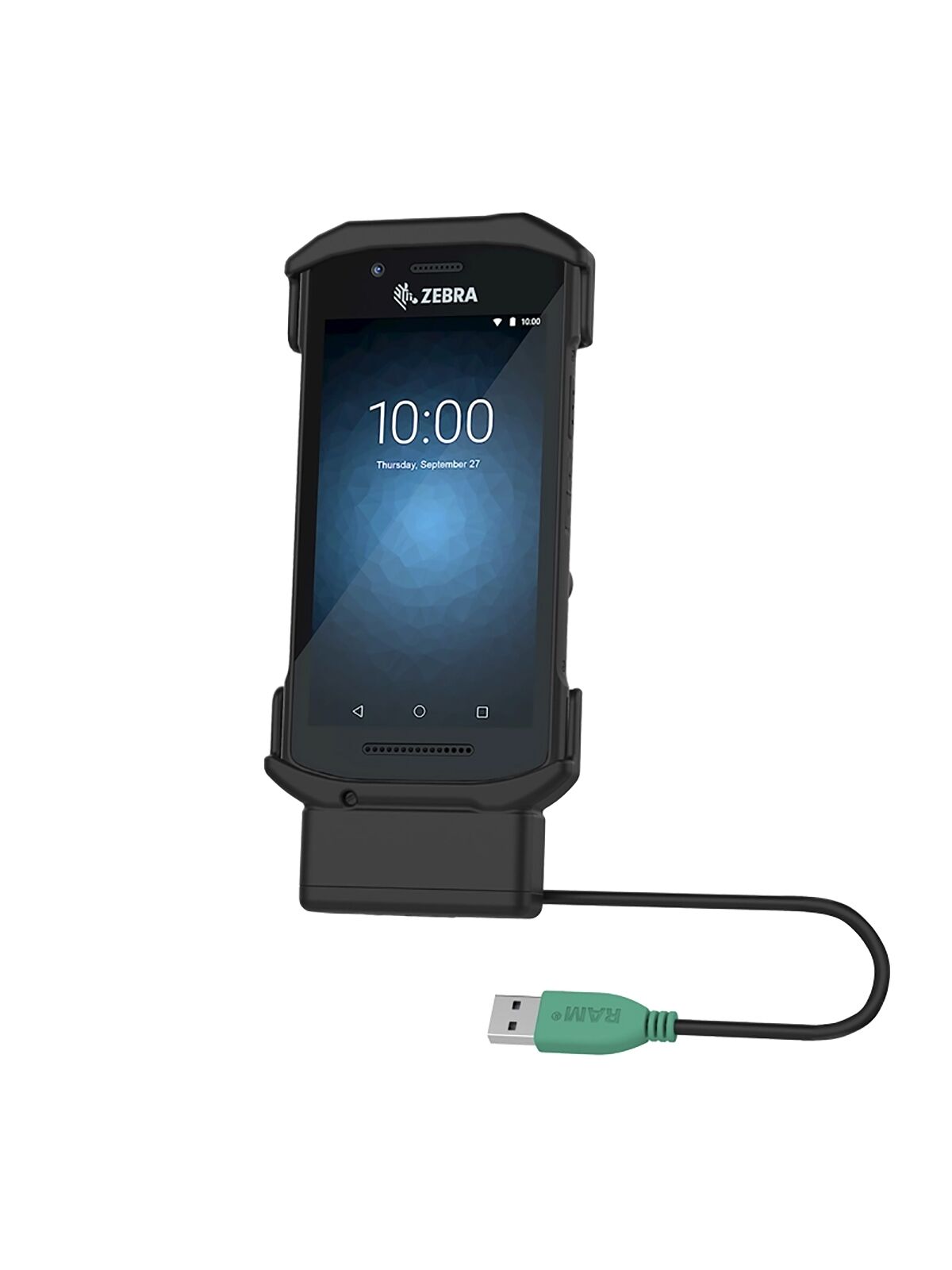 RAM Mounts Form-Fit Halteschale für Zebra TC21 & TC26 - USB-A-Anschluss