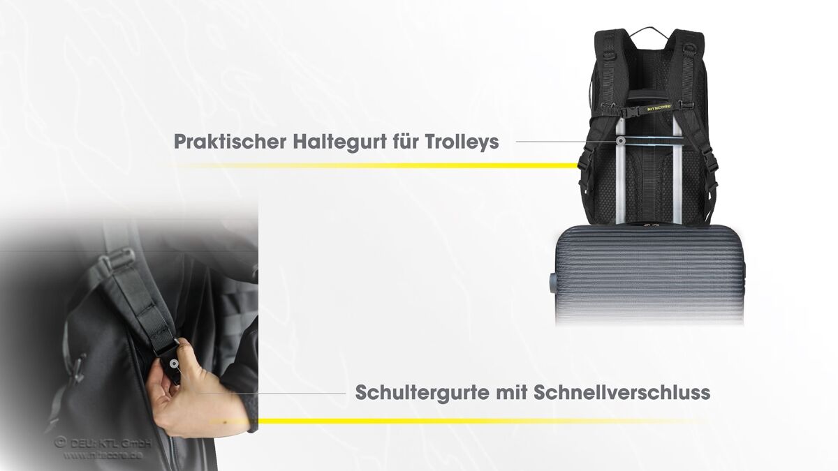 Nitecore BP23 Pro - 23 Liter, schwarz