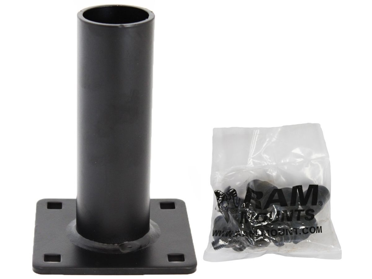 RAM Mounts Tele-Pole Horizontal-Basis (ca. 125 mm) - für Tele-Pole, Schrauben-Set, im Polybeutel