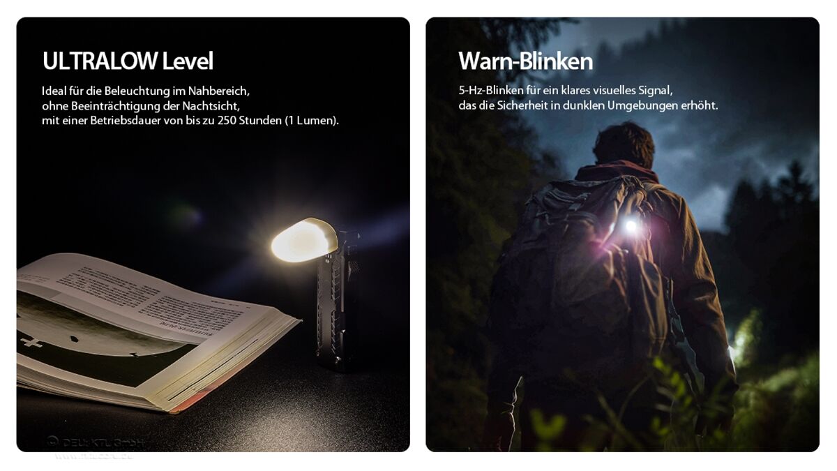 Nitecore EDC09 - 1600 Lumen, Winkellampe