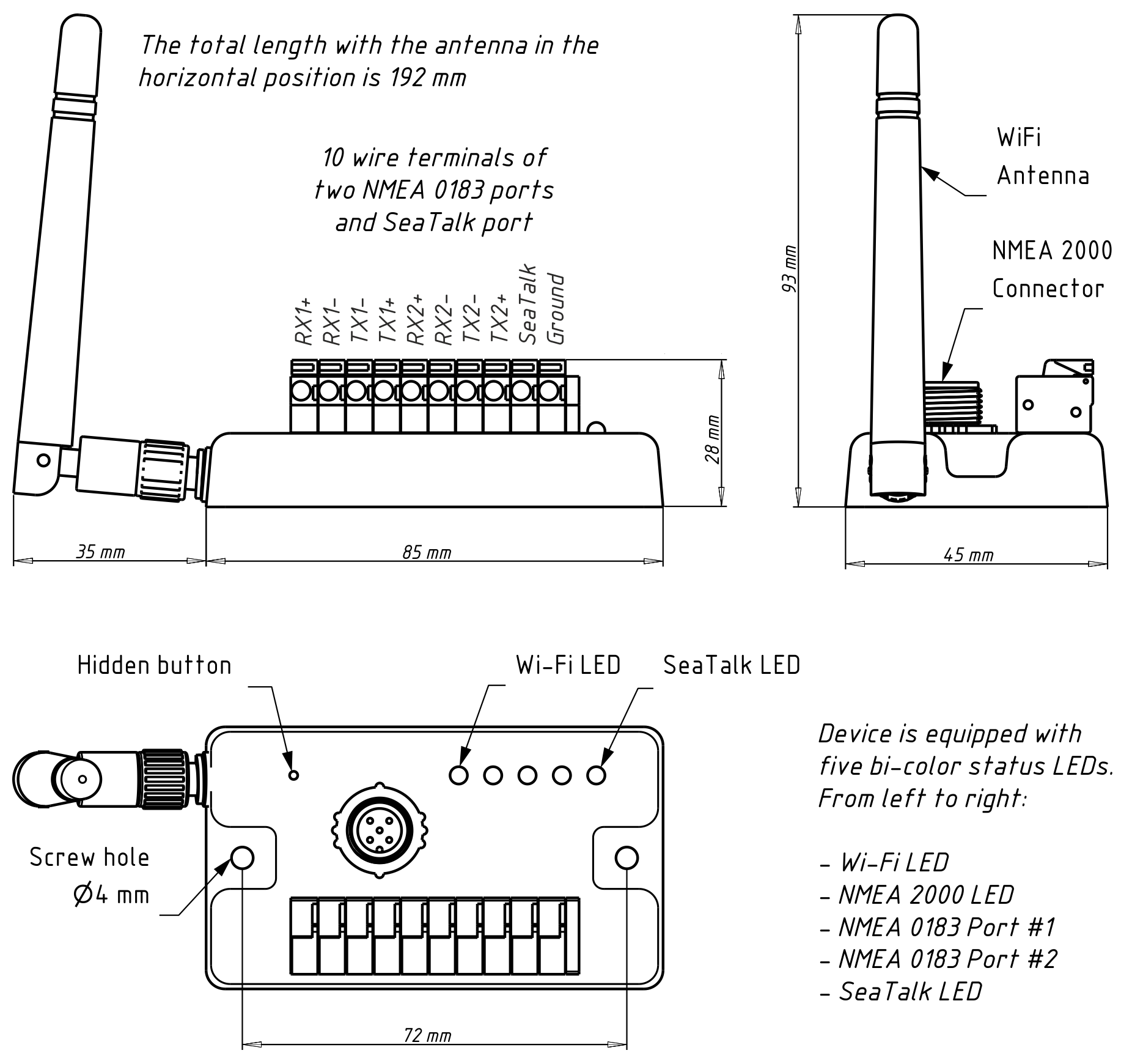ydnr_drawing Yacht Devices Wi-Fi Router YDNR-02