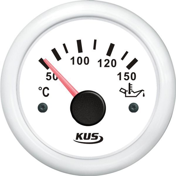 KUS Anzeige Öltemperatur 40-120° 12/24V weiß