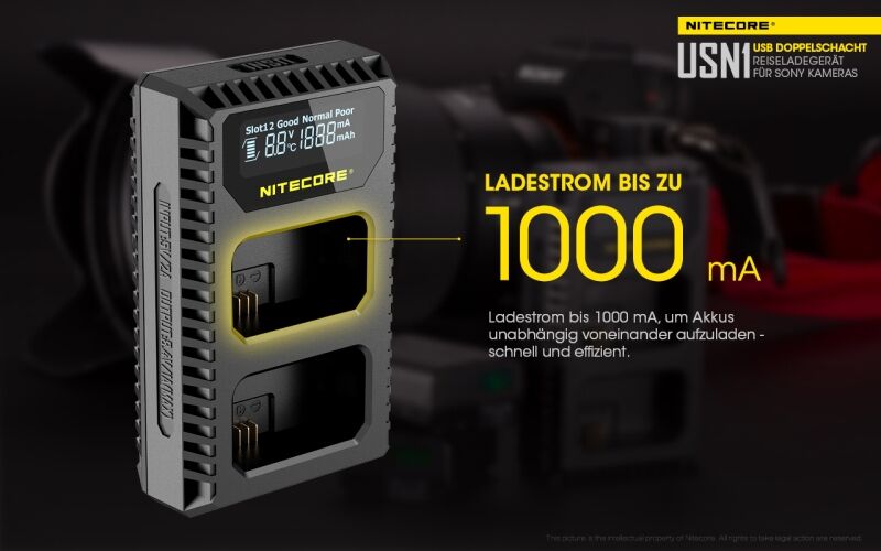 Nitecore USN1 - für Sony Cameras