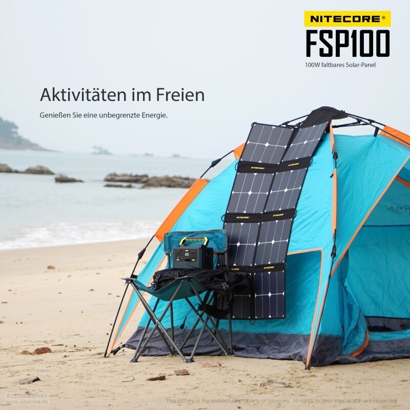 Nitecore Solarpanel FSP100 - 100W