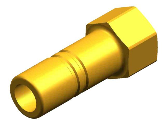 Whale Quick-Connect-System Adapter 3/8" BSP 15mm female Messing