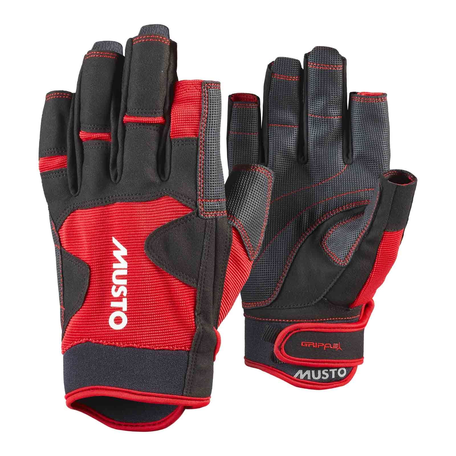 Musto Performance Handschuh kurze Finger - Red