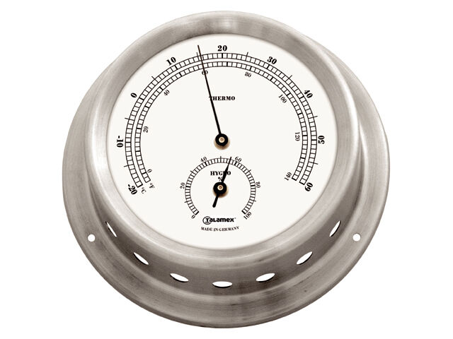 LNKZ8427 Talamex Serie 125 Edelstahl Hygro- Thermometer