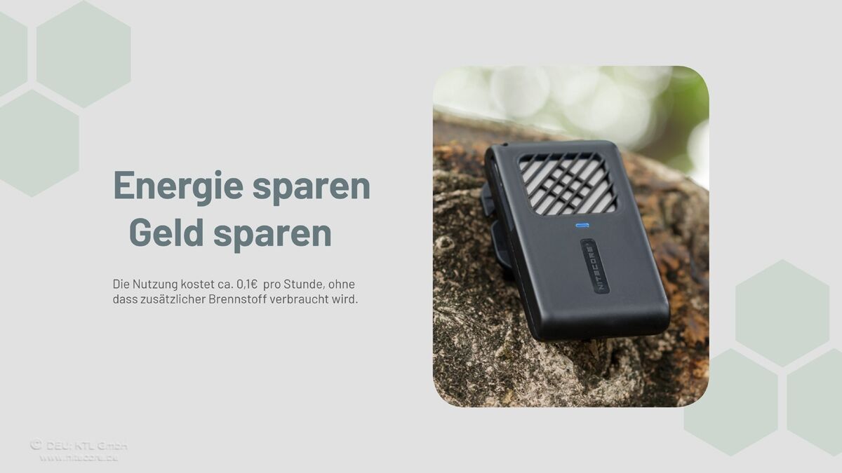 Nitecore EMR06 - Mückenabwehr, integrierter Akku