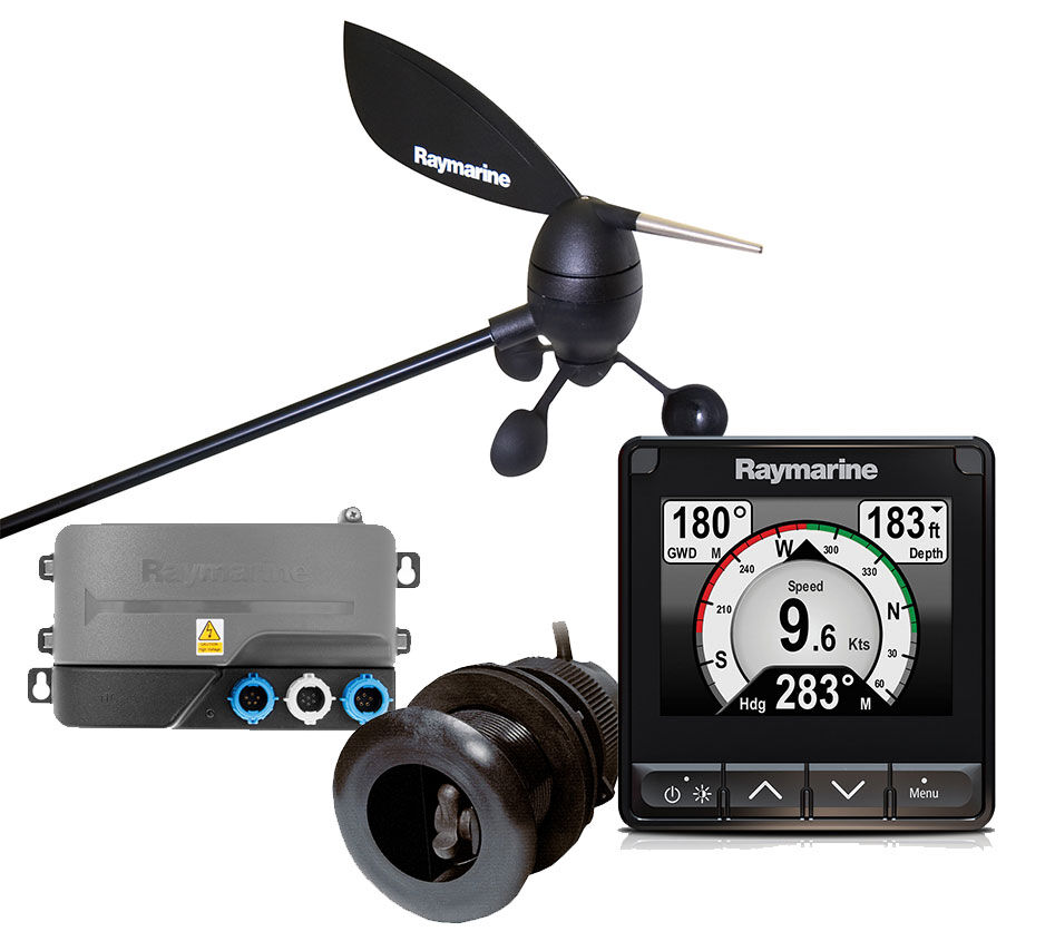 Raymarine_i70s_Bundle_Sail_Bundle_mit_Gebern Raymarine i70s Sail Bundle mit Wind Masttopgeber, DST800A, iTc5 und Kabeln