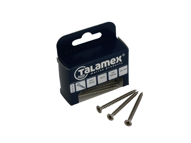 LNKZ7404 Talamex Edelstahl Spanplattenschraube Kreuzschlitz PZ (versch. Größen)