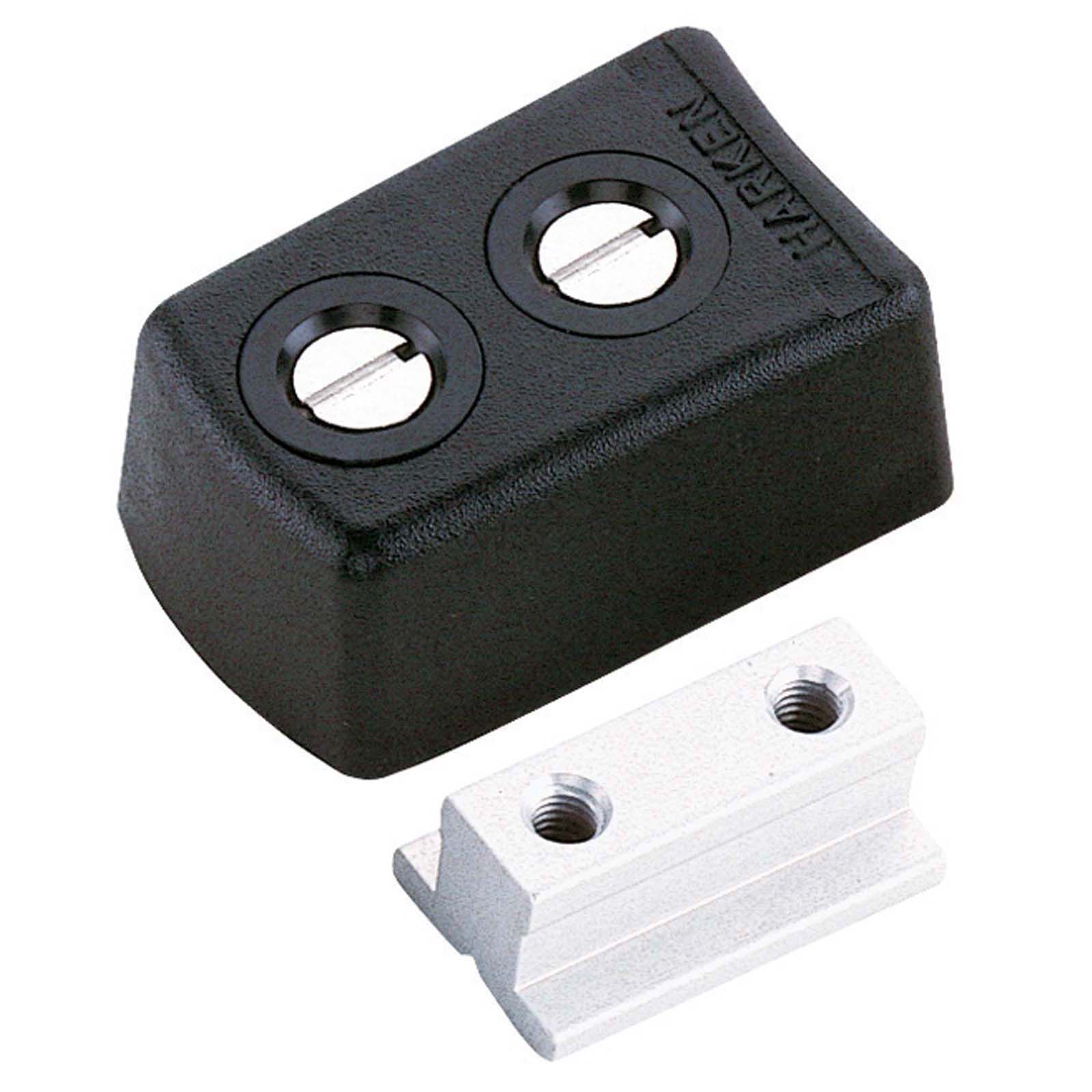 Harken 22 mm A Endstopp Set - breite, flache Nut