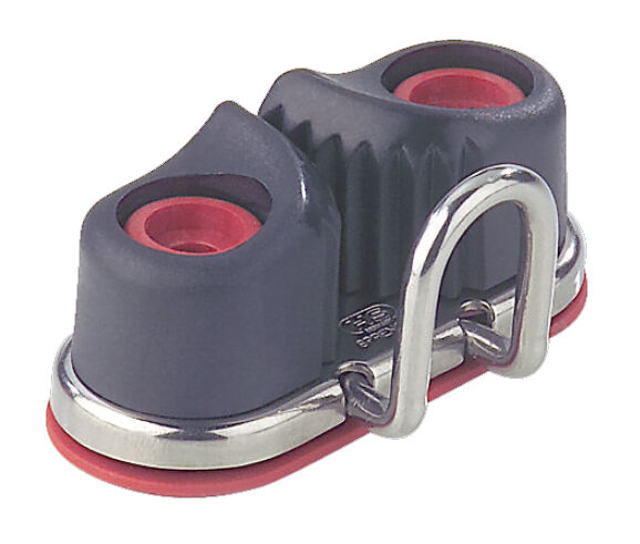 3669591363 Sprenger HT13 Camlan Schotklemme mit Edelstahl Grundplatte und Führung vor Klemme