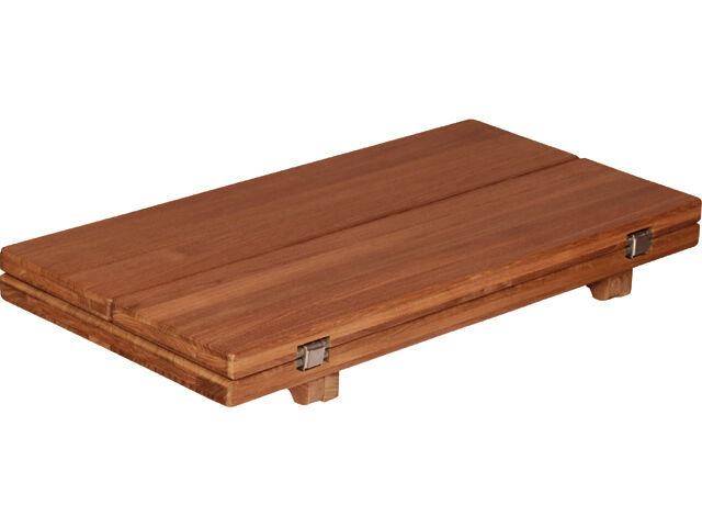 LNKZ8953 Talamex Teak Tischplatte Wing glatt 33/66x65cm