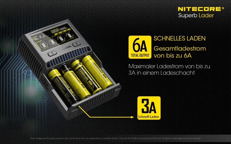 Nitecore SC4 - Schnellladegerät