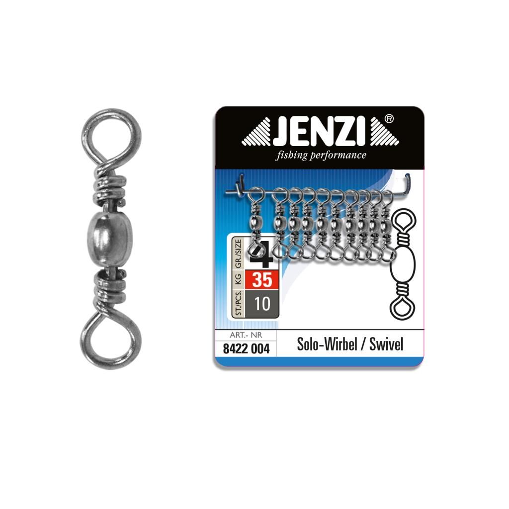 Jenzi Solo-Wirbel in Black Nickel, Größe: 4, 35 kg