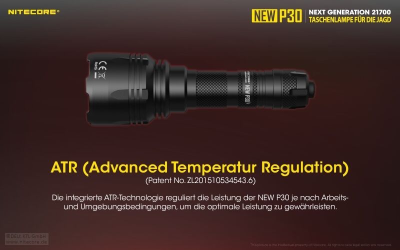 Nitecore NEW P30 inkl. NL2150R