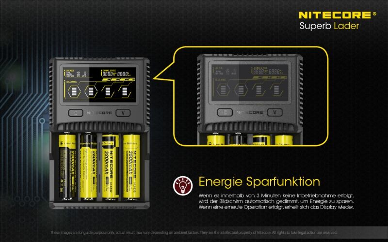 Nitecore SC4 - Schnellladegerät