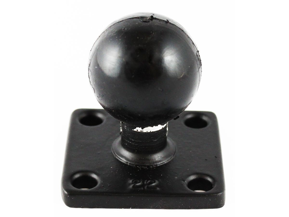 RAM Mounts quadratische Basisplatte (50,8 x 50,8 mm) mit C-Kugel (1,5 Zoll) - im Polybeutel