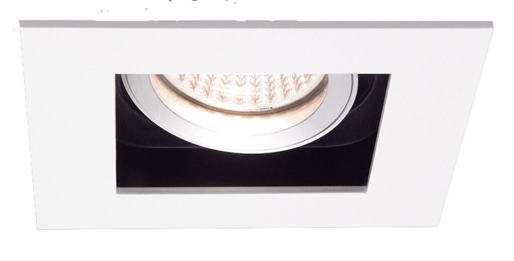 LED-Einbauleuchte EBQ70-24 (Slave), weiß, 6,2 W, 3.000K, 635 lm, 20°, schwenkbar, DC 21-30V