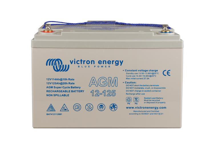 1512051171_upload_documents_775_500-12V-125Ah-AGM-Super-Cycle-Battery-front-with-bolts Victron 12V/125Ah AGM Super Cycle Batterie