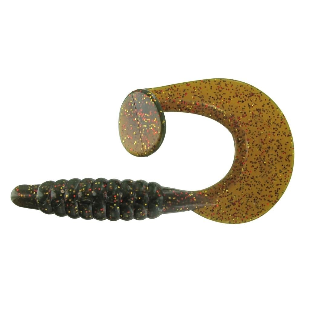 Jenzi Gummifisch Button Tail Twister Farbe D  8,5 cm