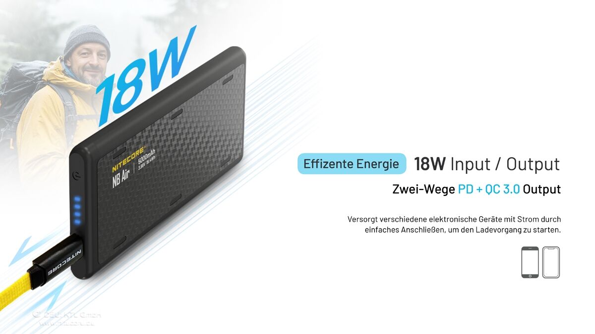 Nitecore Powerbank NB Air - 5000mAh