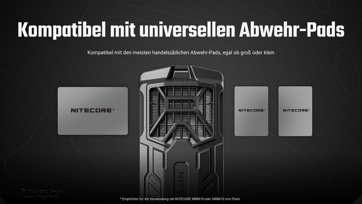 Nitecore EMR16 - Mückenabwehr, integrierter Akku