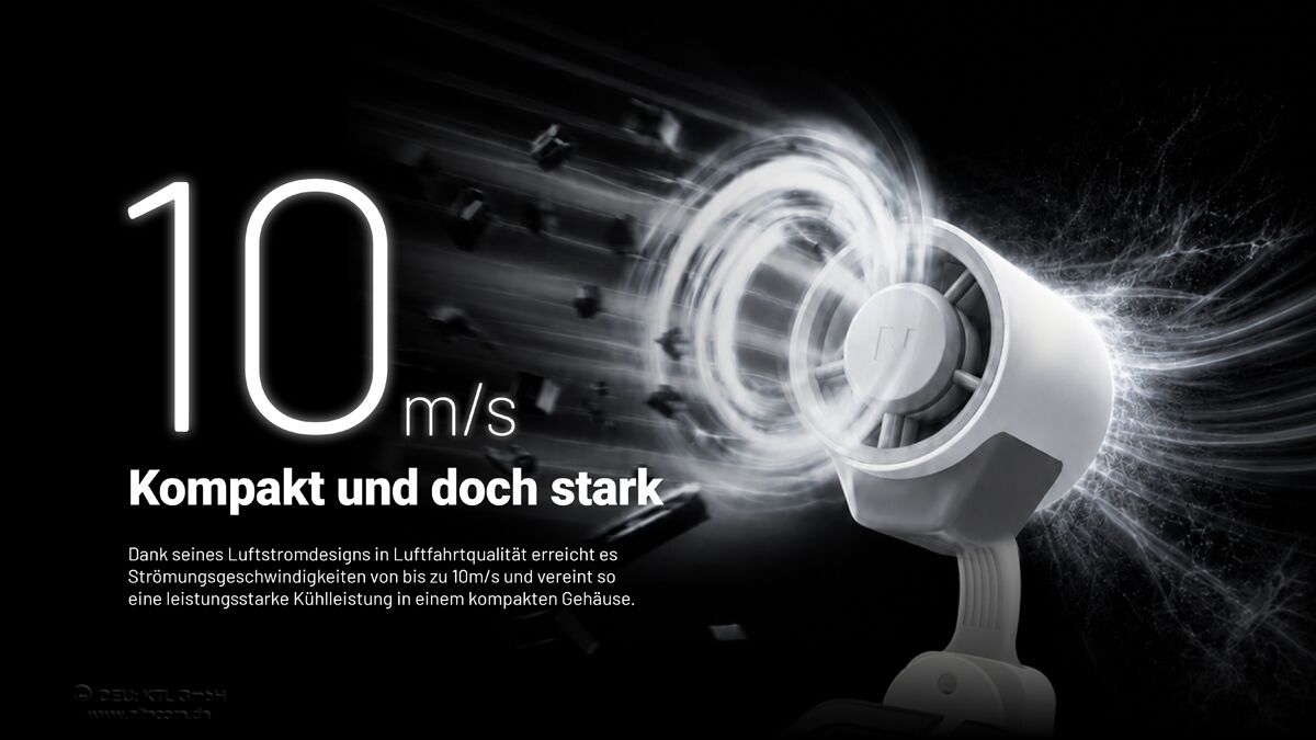 Nitecore NCF20 - Clip-On Ventilator, weiss