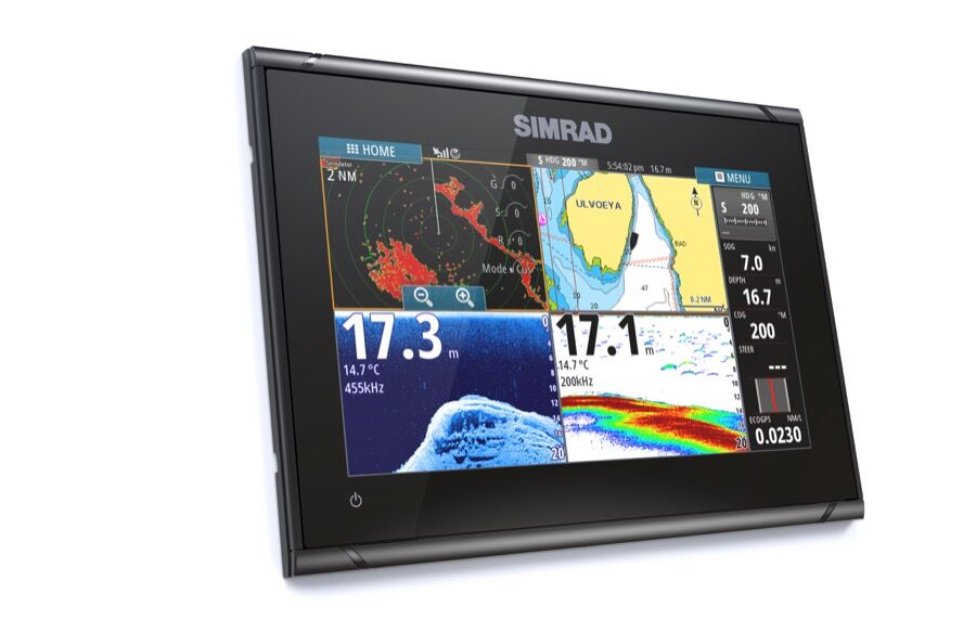 GO9_packaging_FR_4Split_Simrad-GO9-XSE-Package-Shot-Right-Facing_15329 Simrad Go9 XSE Multifunktionsdisplay 3G Radar Bundle