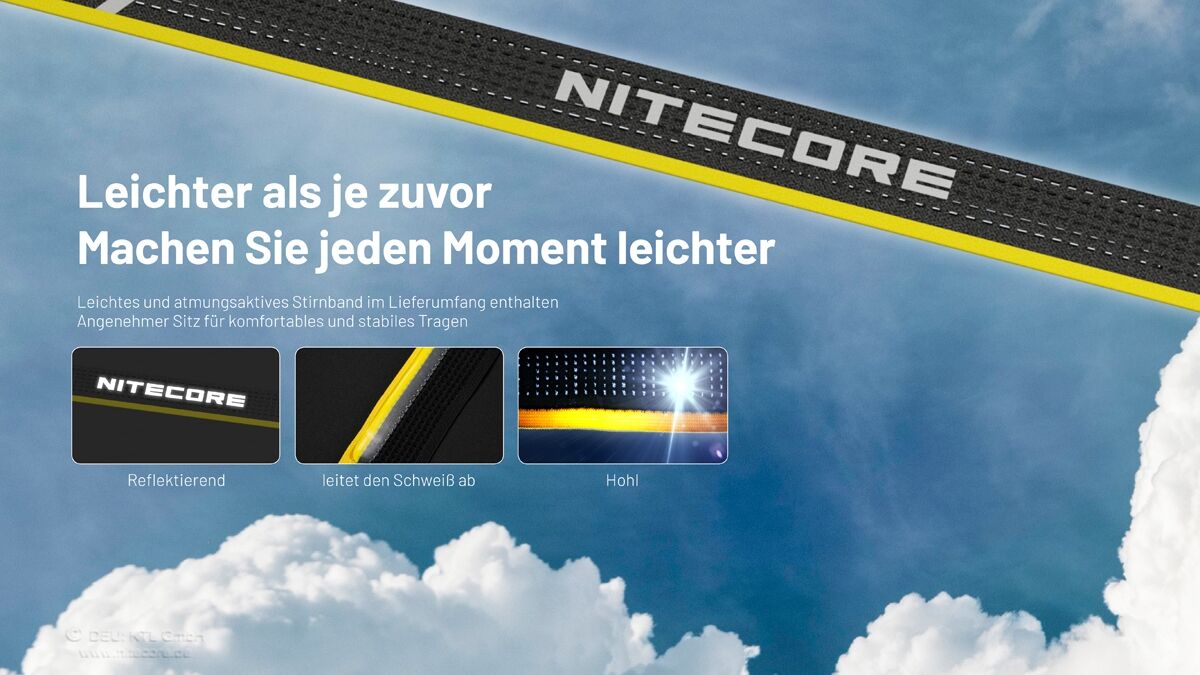 Nitecore NU25 MCT - 400 Lumen