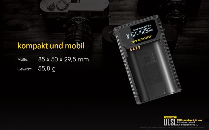 Nitecore ULSL - für Leica Cameras