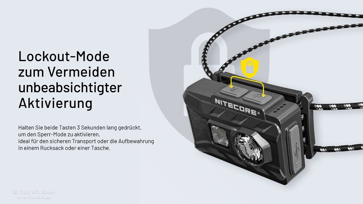 Nitecore NU20 Classic - 360 Lumen