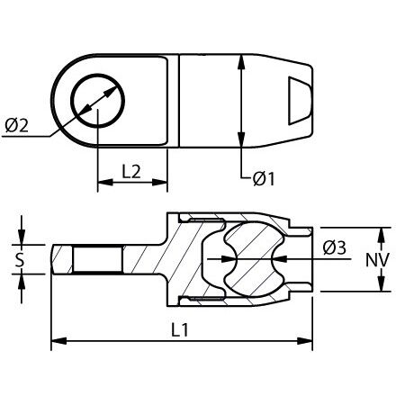 phrp820804-i1 Blue Wave Rope Eye Fittings
