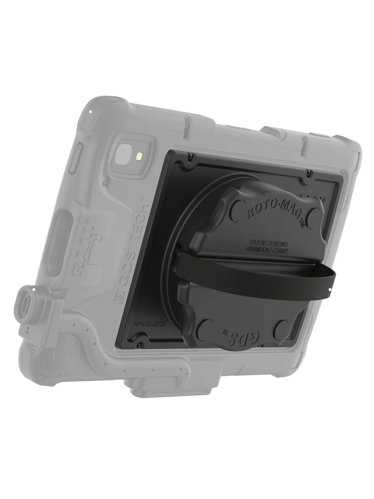 RAM Mounts GDS Roto-Mag für Zebra ET4x 8 Zoll Enterprise Tablet - 3-in-1 Zubehör mit Griff, Halteschlaufe und Magneten