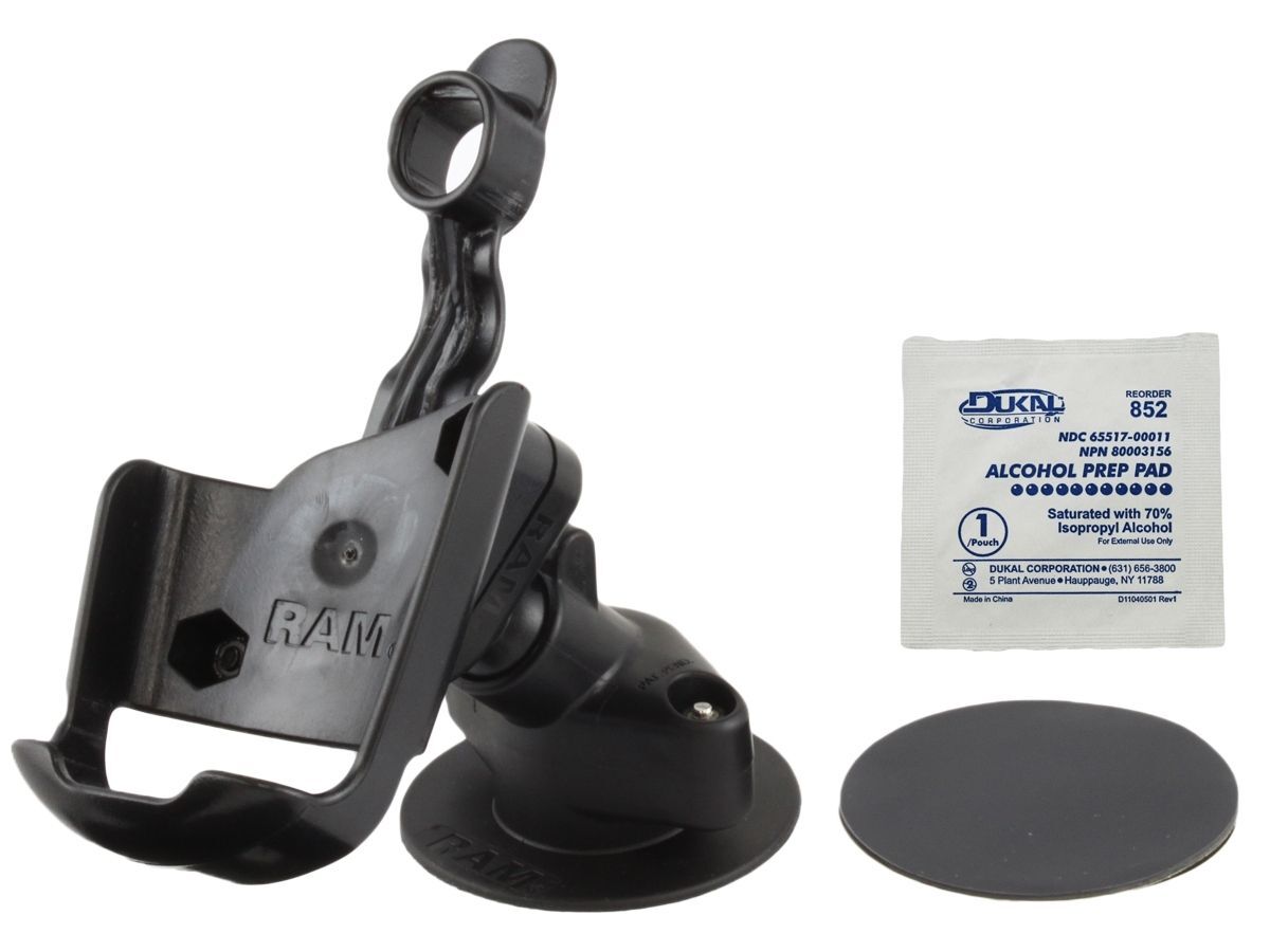 RAM Mounts Verbundstoff-Halterung mit Snap-Link-Verbindung für Garmin GPS 60er Serie - Klebesockel