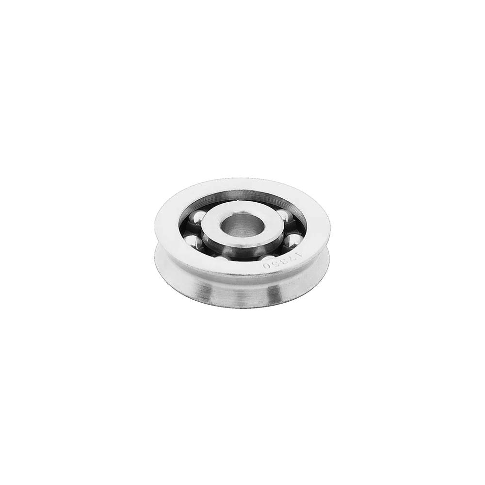 Seilrolle Kugellager 5 mm, Edelstahl rostfrei